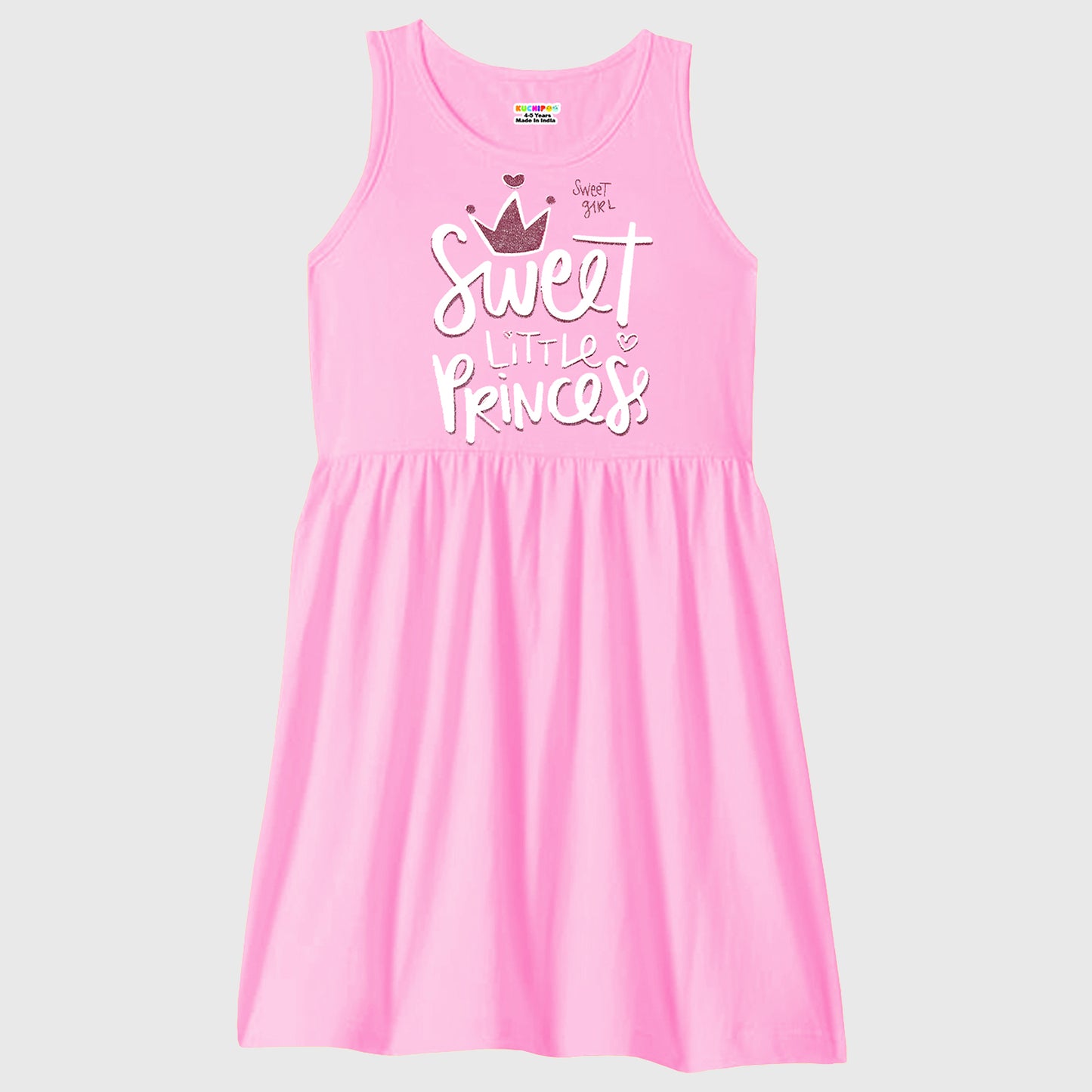 Kuchipoo Girls Regular Fit Sleeveless Dress