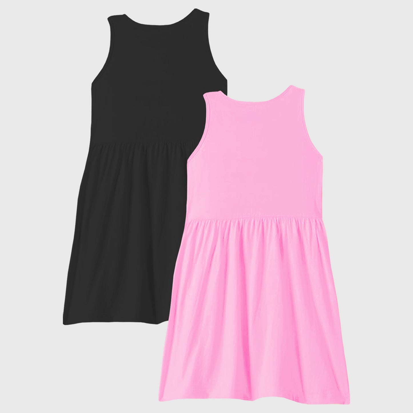 Kuchipoo Girls Regular Fit Sleeveless Dress