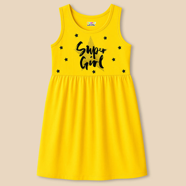 Kuchipoo Girls Regular Fit Sleeveless Dress