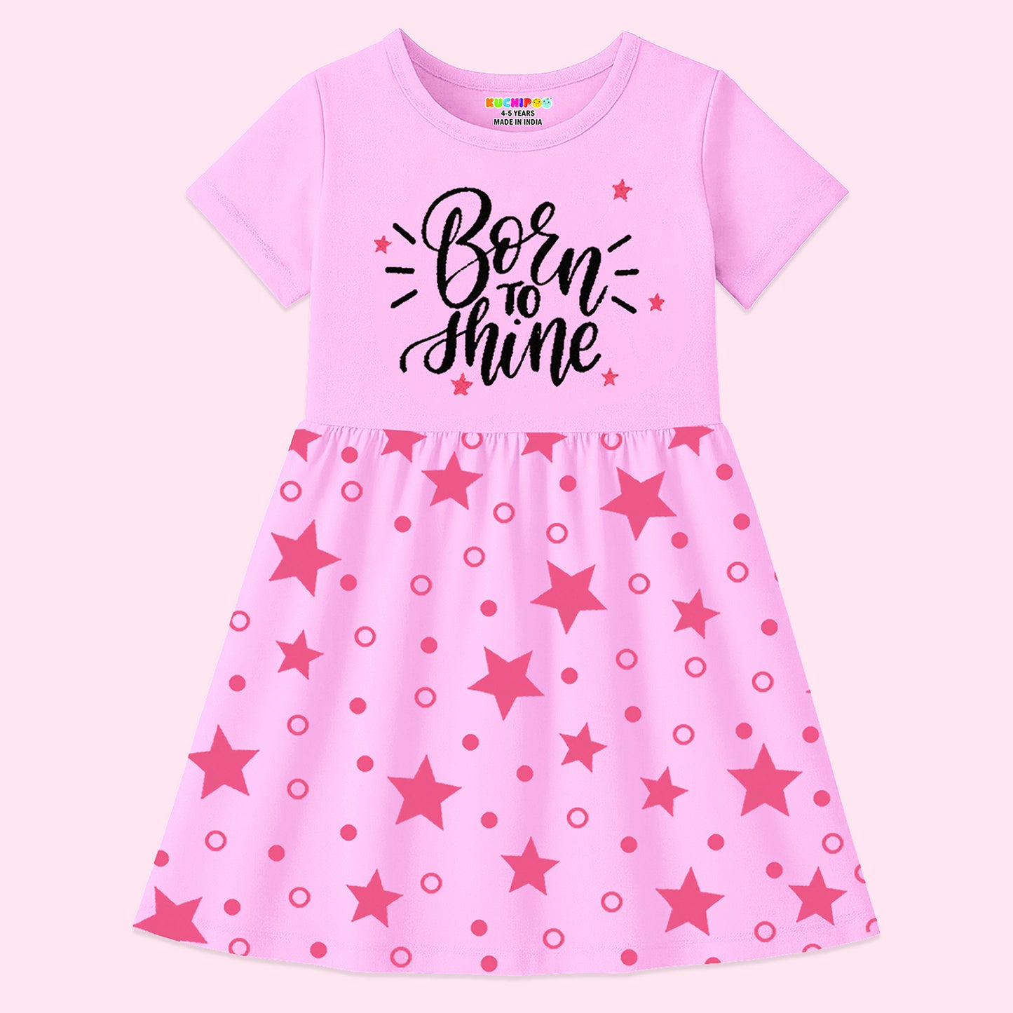 Kuchipoo Girls Regular Fit Cotton Frocks