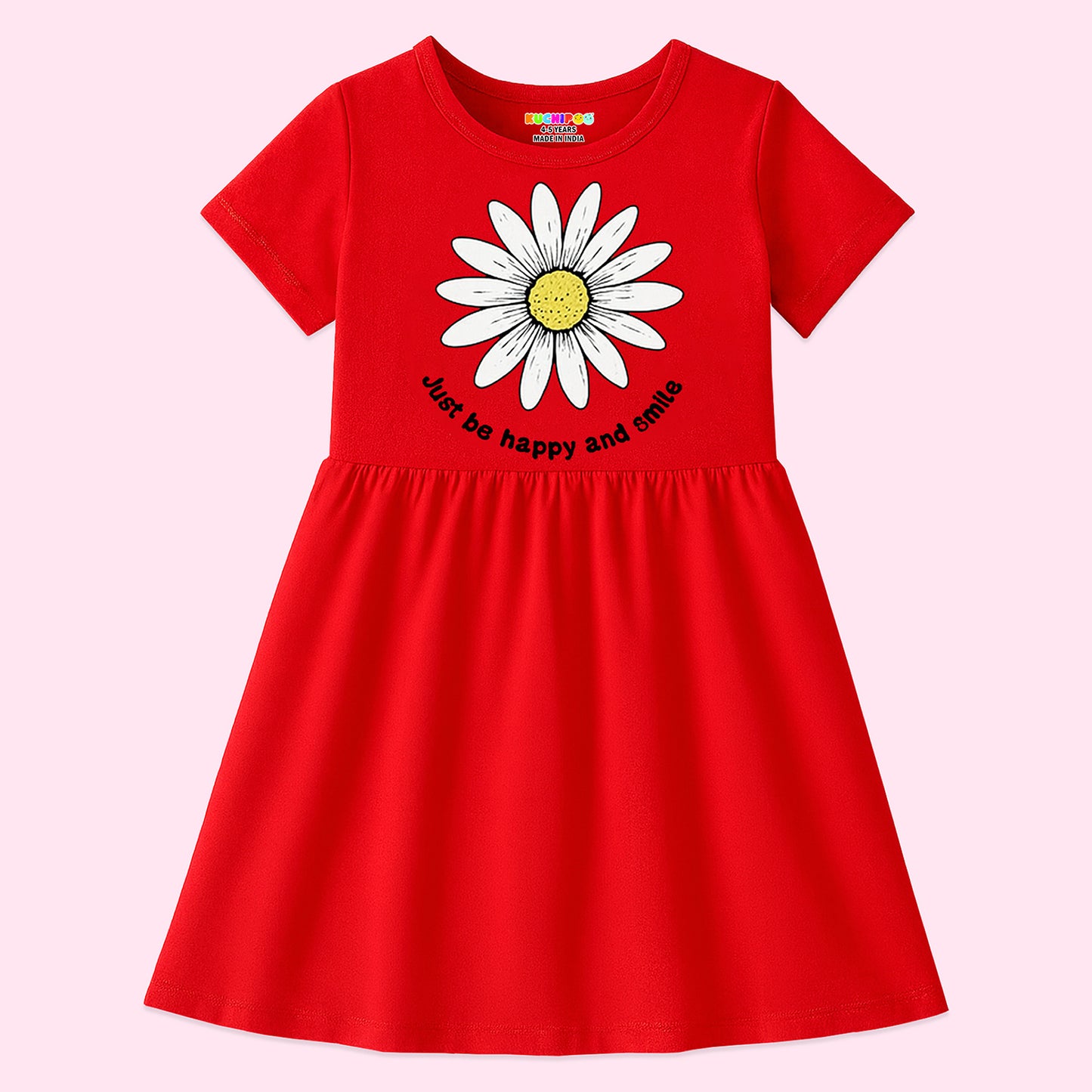 Kuchipoo Girls Regular Fit Cotton Frocks