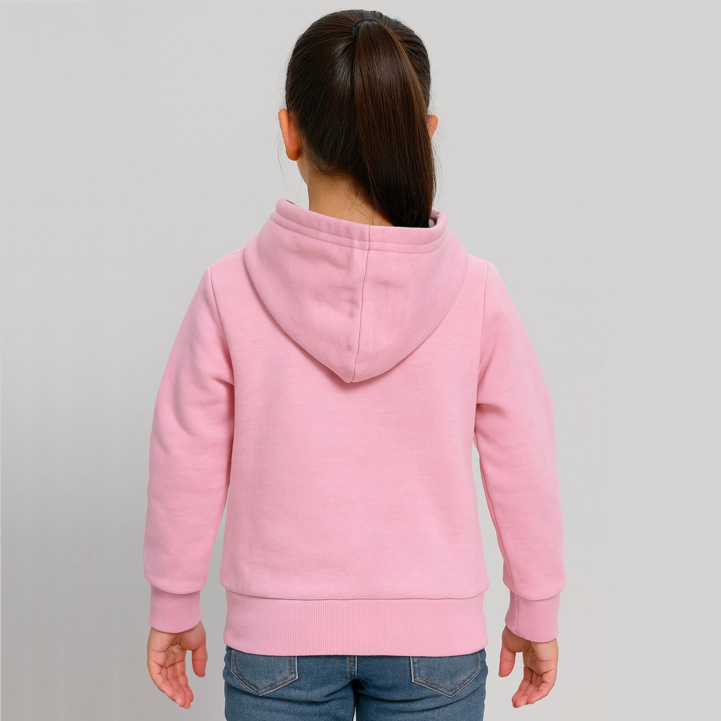 Kuchipoo Girls Zipper Hoodie with Front Pocket