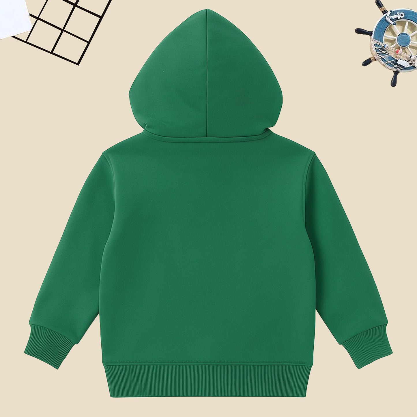 Kuchipoo Boys Regular Fit Hoodie with Front Pocket
