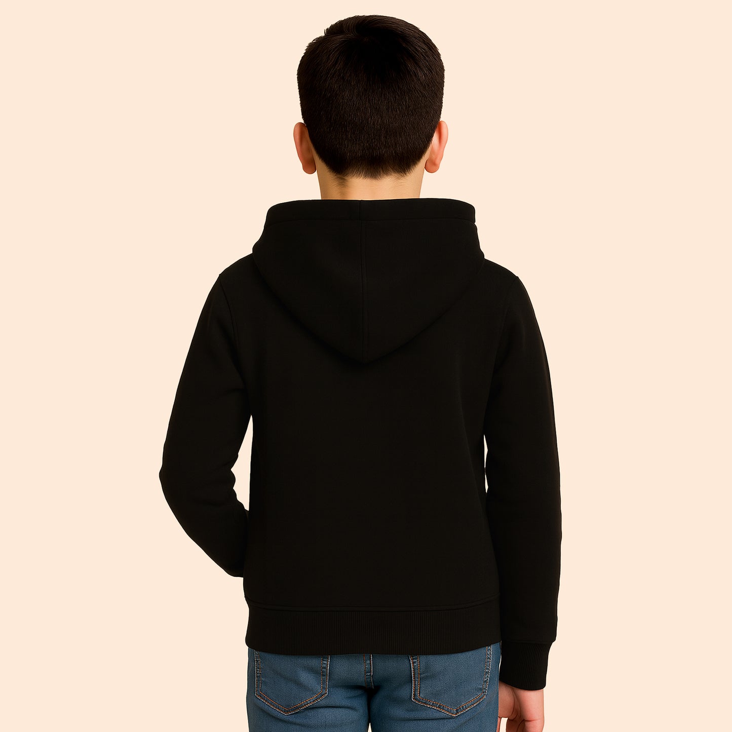 Kuchipoo Boys Regular Fit Hoodie with Front Pocket