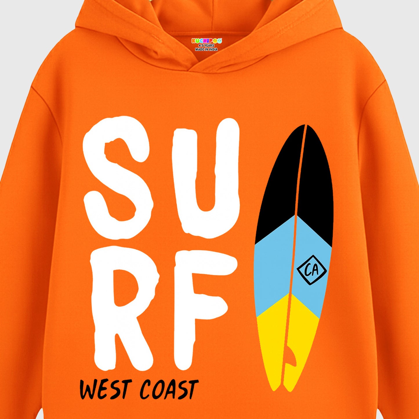 Kuchipoo Boys Regular Fit Winterwear Hoodie
