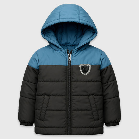 Kuchipoo Boys Winter Puffer Jacket with Hood and front Pocket