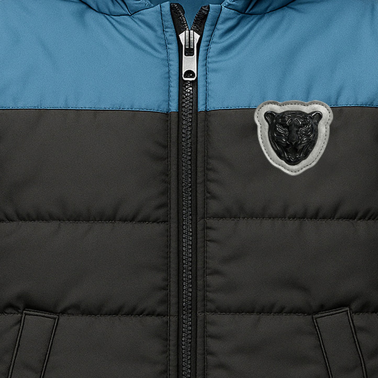 Kuchipoo Boys Winter Puffer Jacket with Hood and front Pocket