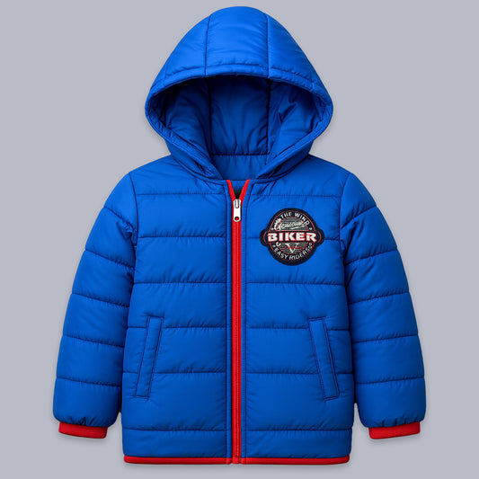 Kuchipoo Boys Winter Puffer Jacket with Hood and front Pocket