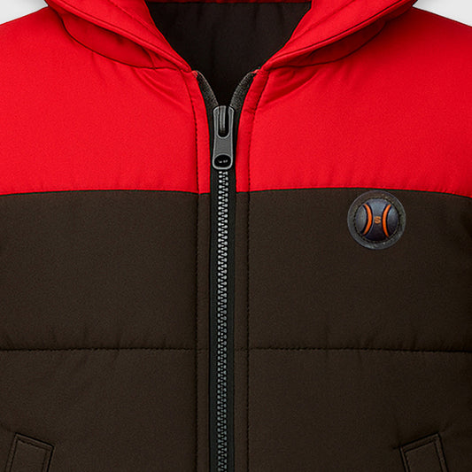 Kuchipoo Boys Winter Puffer Jacket with Hood and front Pocket