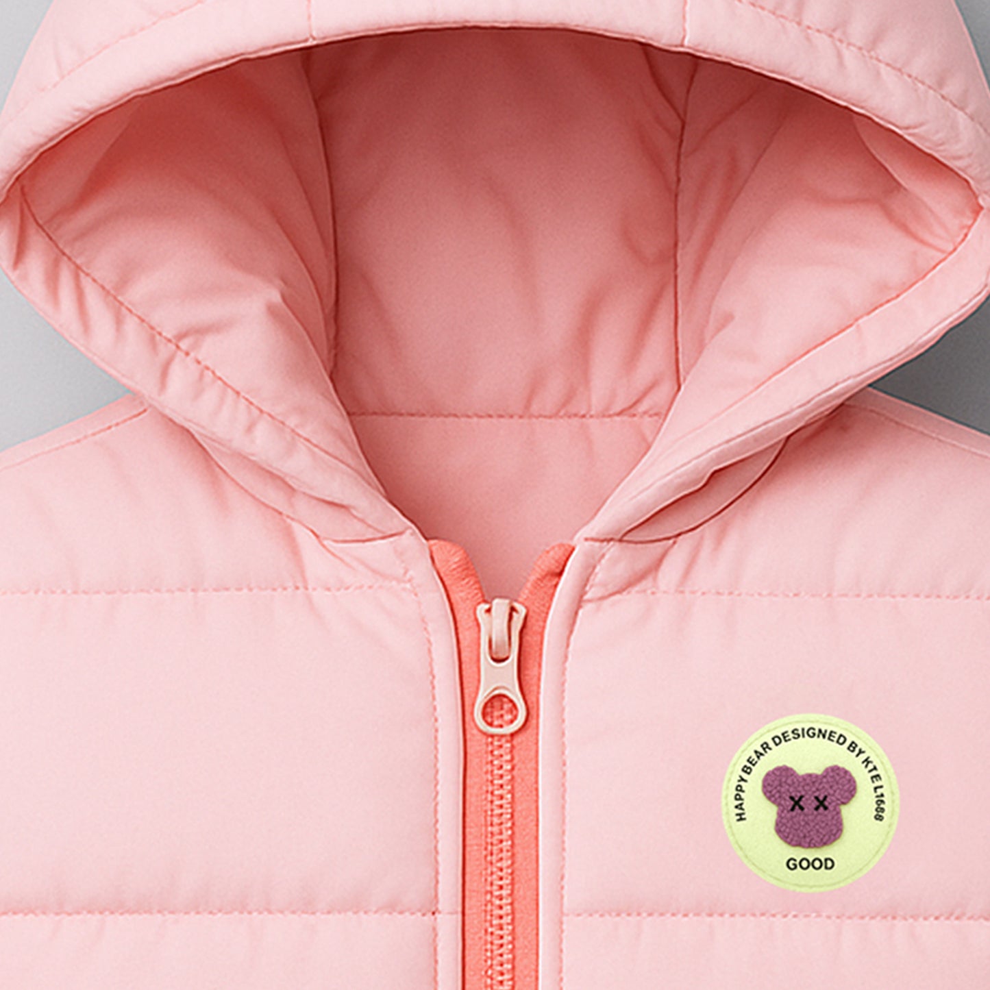 Kuchipoo Girls Winter Puffer Jacket with Hood and front Pocket
