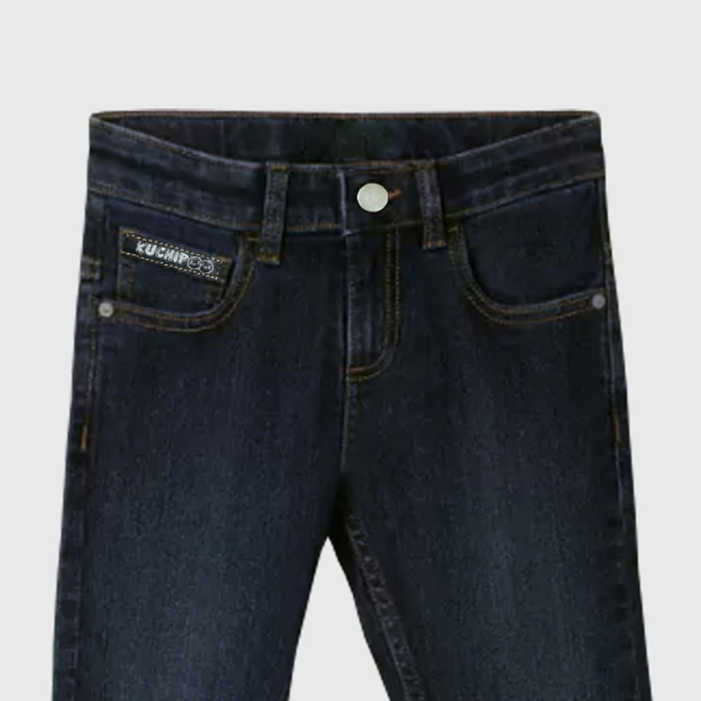 Kuchipoo Boys and Girls Regular Fit Denim Jeans