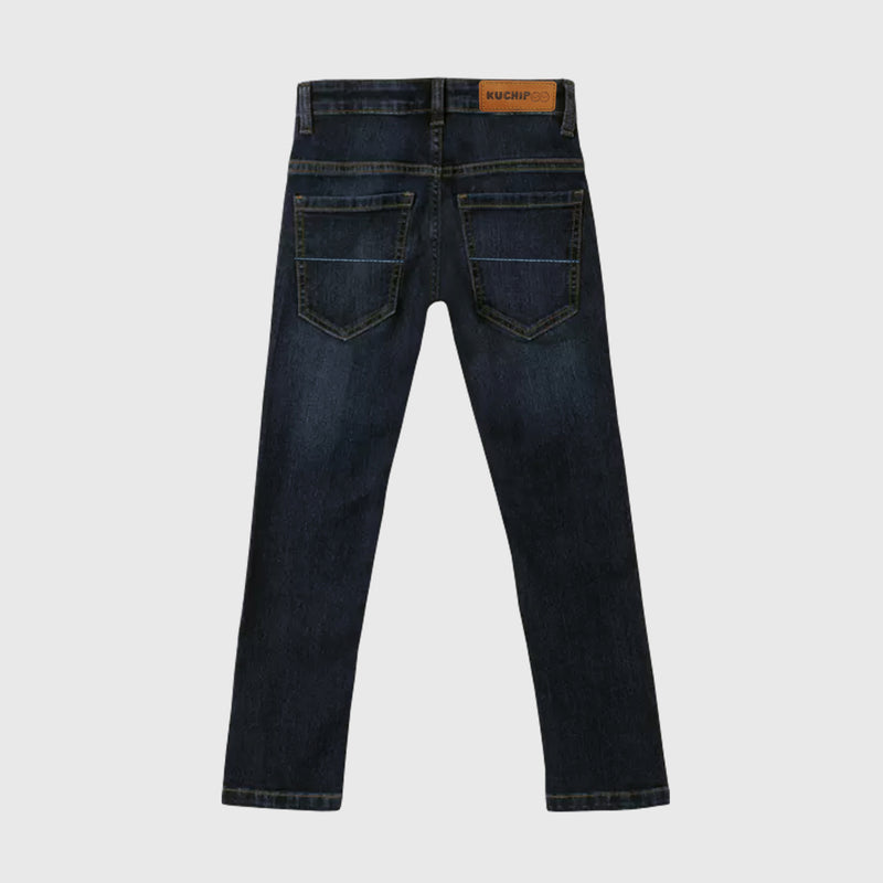 Kuchipoo Boys and Girls Regular Fit Denim Jeans