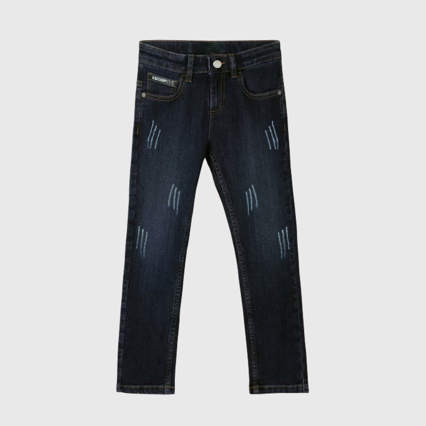 Kuchipoo Boys and Girls Regular Fit Denim Jeans