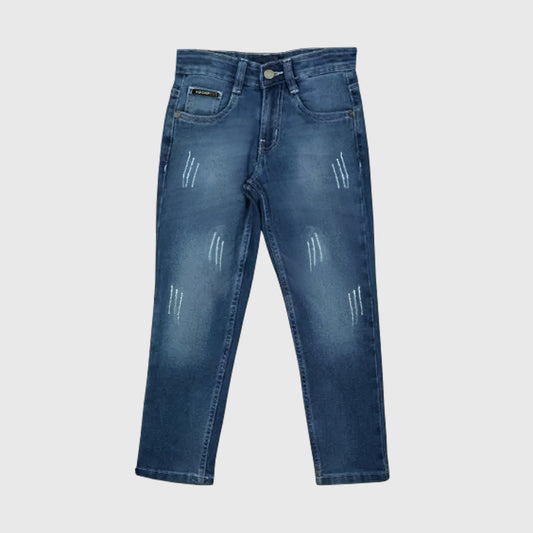 Kuchipoo Boys and Girls Regular Fit Denim Jeans