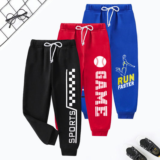 Kuchipoo Boys Regular Fit Track Pants - Pack of 3