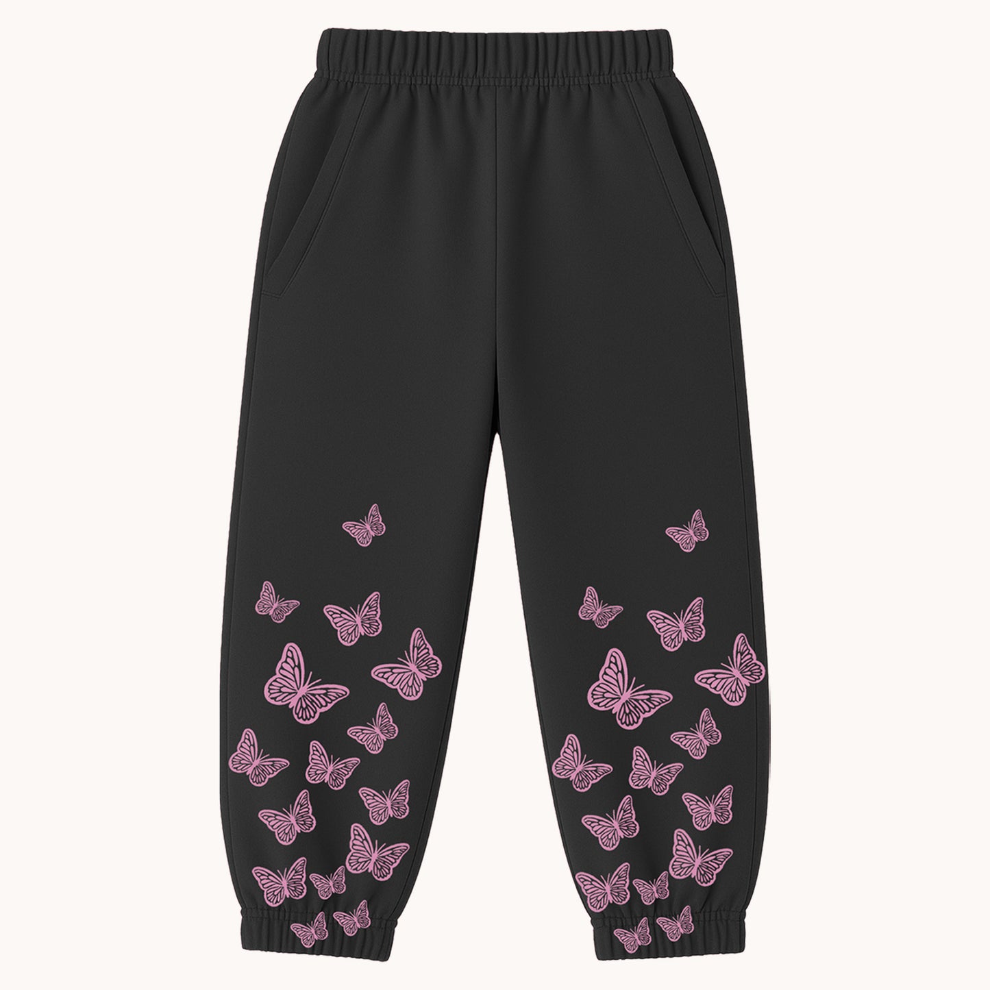 Kuchipoo Girls Regular Fit Track Pants with Pockets - Pack of 3