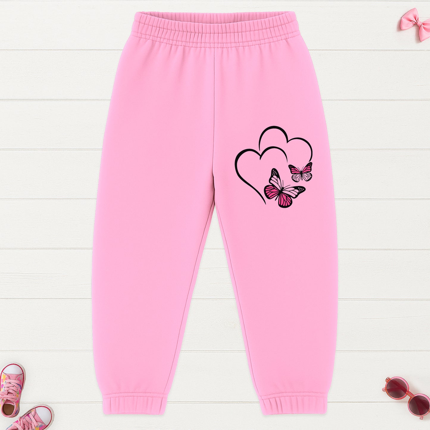 Kuchipoo Girls Pyjamas Joggers Set-Pack of 3