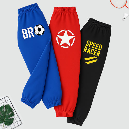 Kuchipoo Boys Trackpant Joggers - Pack of 3