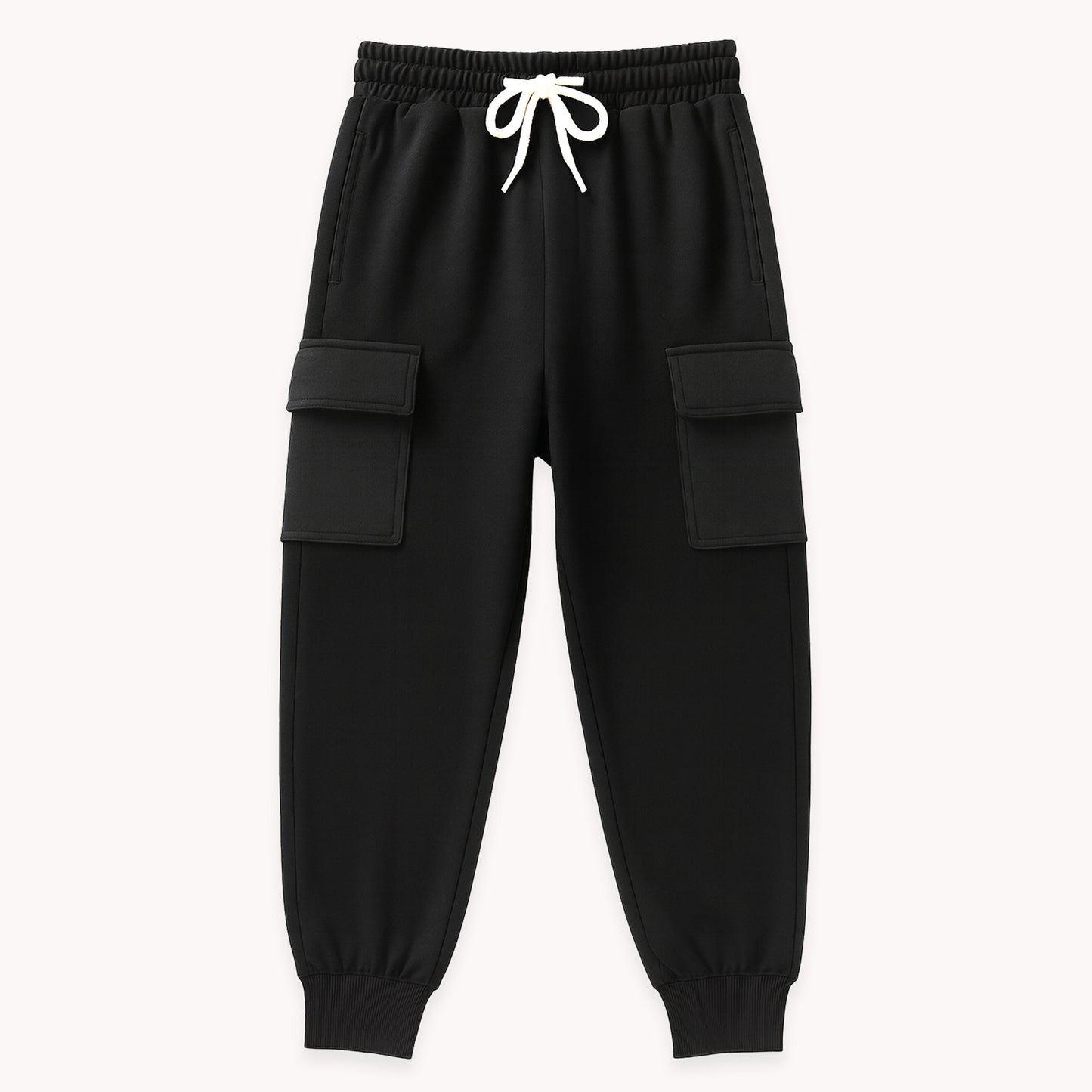 Kuchipoo Girls 4 Pockets Cargo Joggers - Pack of 3