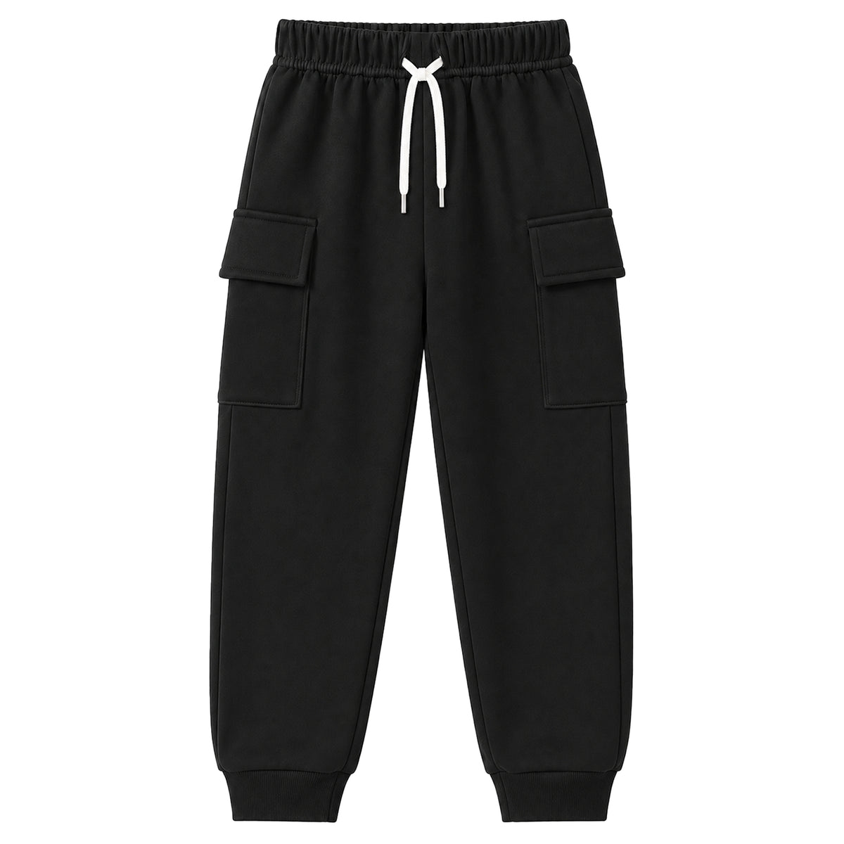 Kuchipoo Girls 4 Pockets Cargo Joggers - Pack of 3