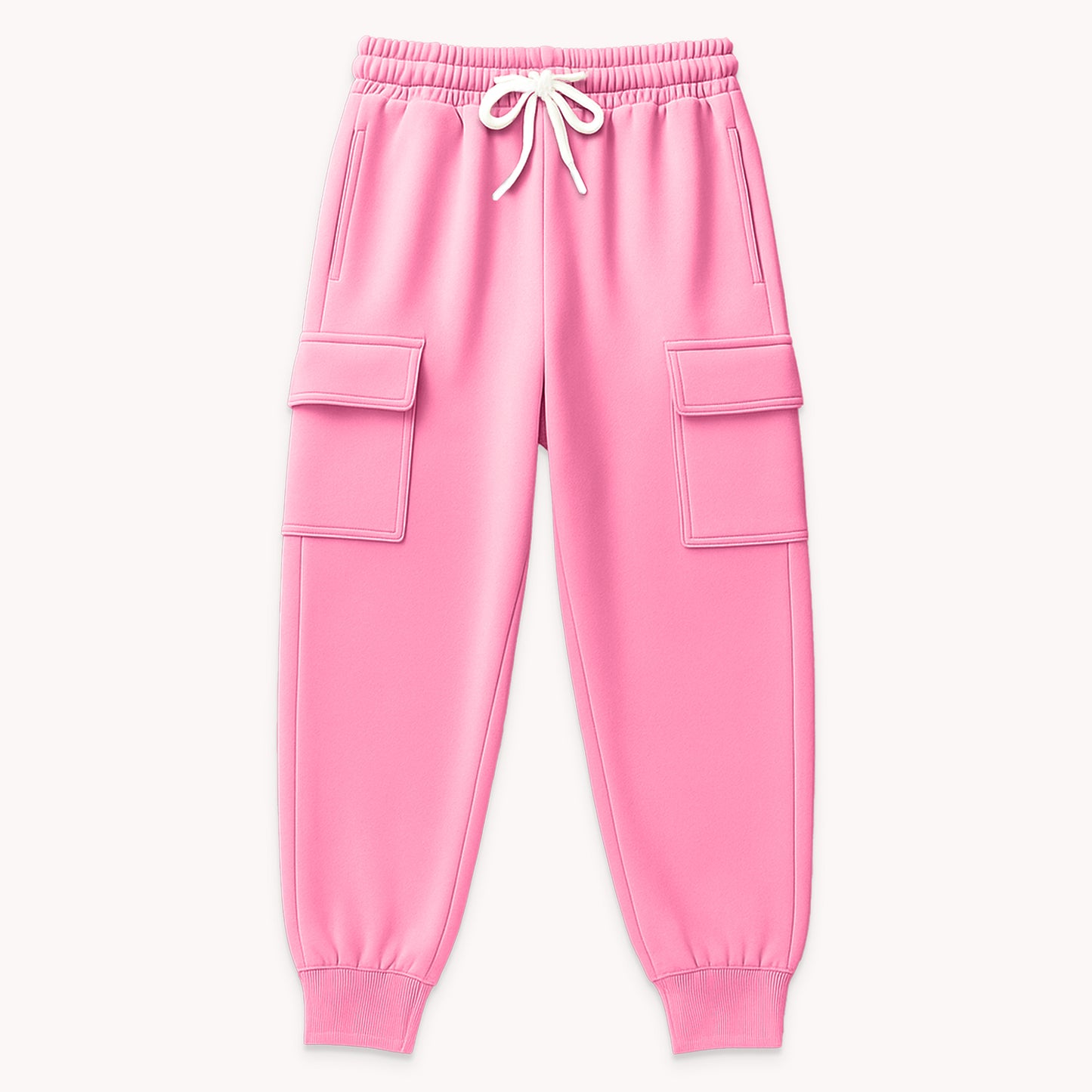 Kuchipoo Girls 4 Pockets Cargo Joggers - Pack of 3