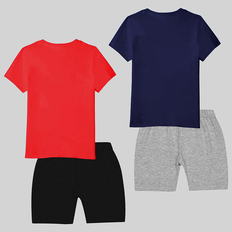 KUCHIPOO BOYS HALF SLEEVES T-SHIRTS AND SHORTS SET