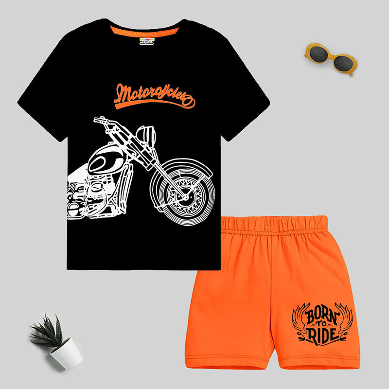 KUCHIPOO BOYS HALF SLEEVES T-SHIRTS AND SHORTS SET