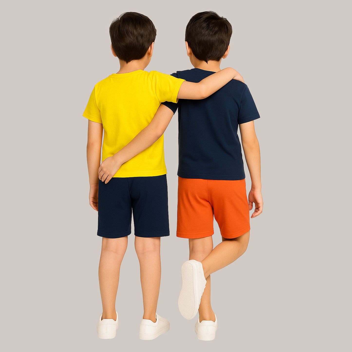 KUCHIPOO BOYS HALF SLEEVES T-SHIRTS AND SHORTS SET