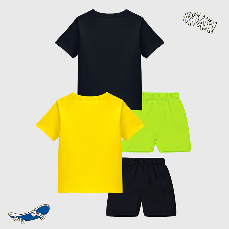 KUCHIPOO BOYS HALF SLEEVES T-SHIRTS AND SHORTS SET