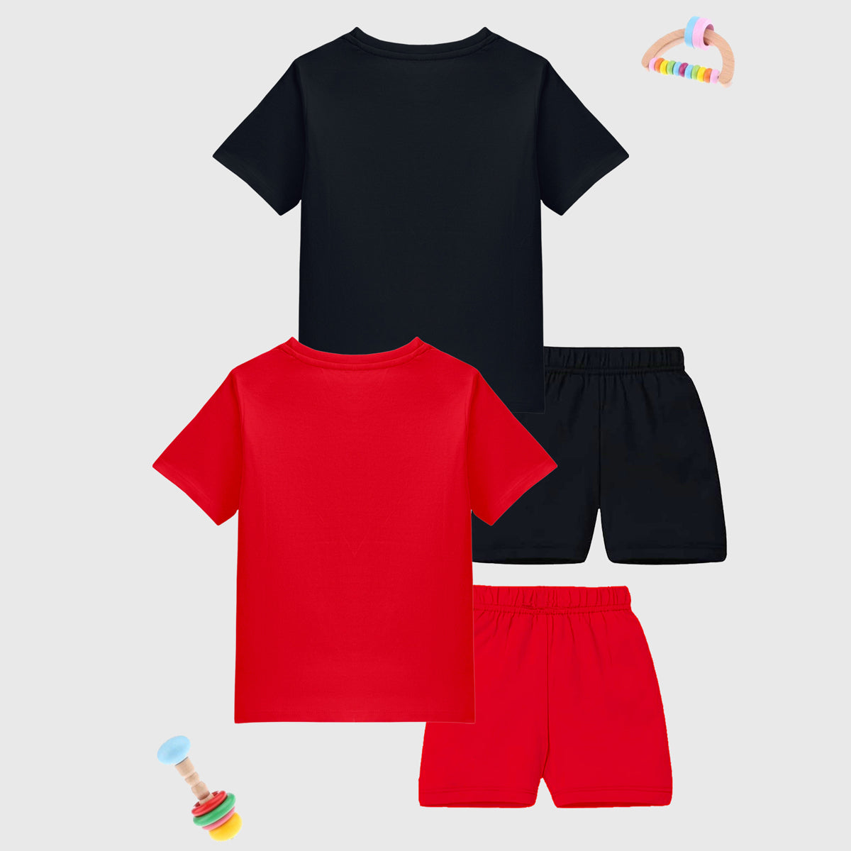 KUCHIPOO BOYS HALF SLEEVES T-SHIRTS AND SHORTS SET