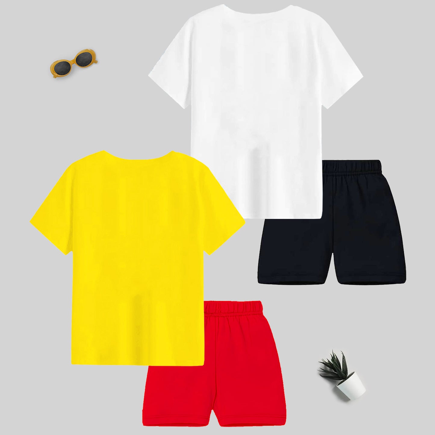 KUCHIPOO BOYS HALF SLEEVES T-SHIRTS AND SHORTS SET