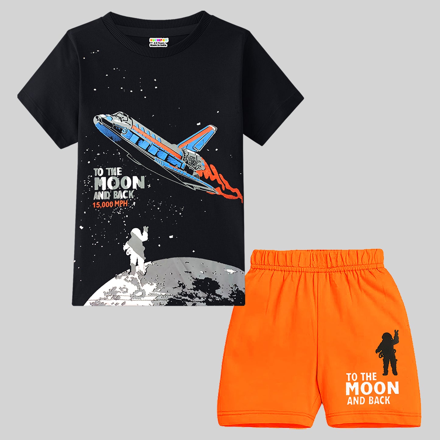 KUCHIPOO Baby Boys T-Shirts and Shorts Set