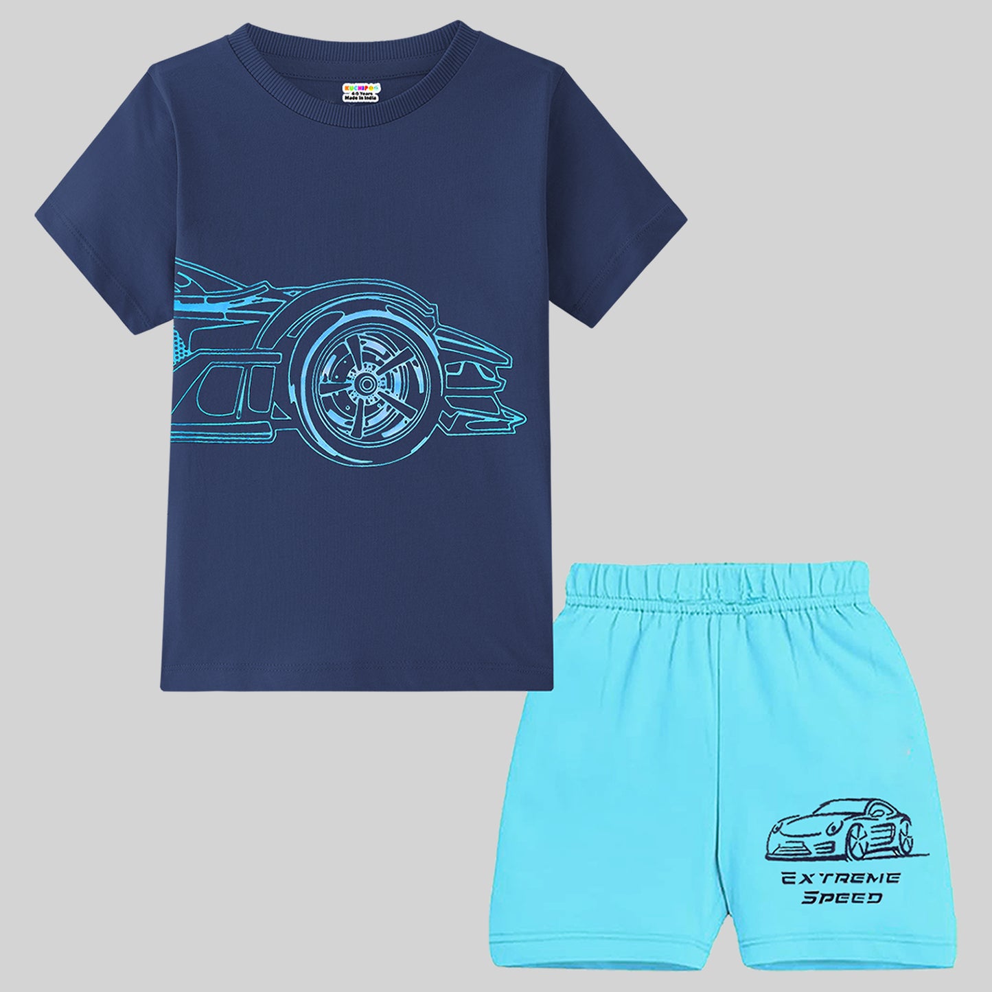 KUCHIPOO Baby Boys T-Shirts and Shorts Set