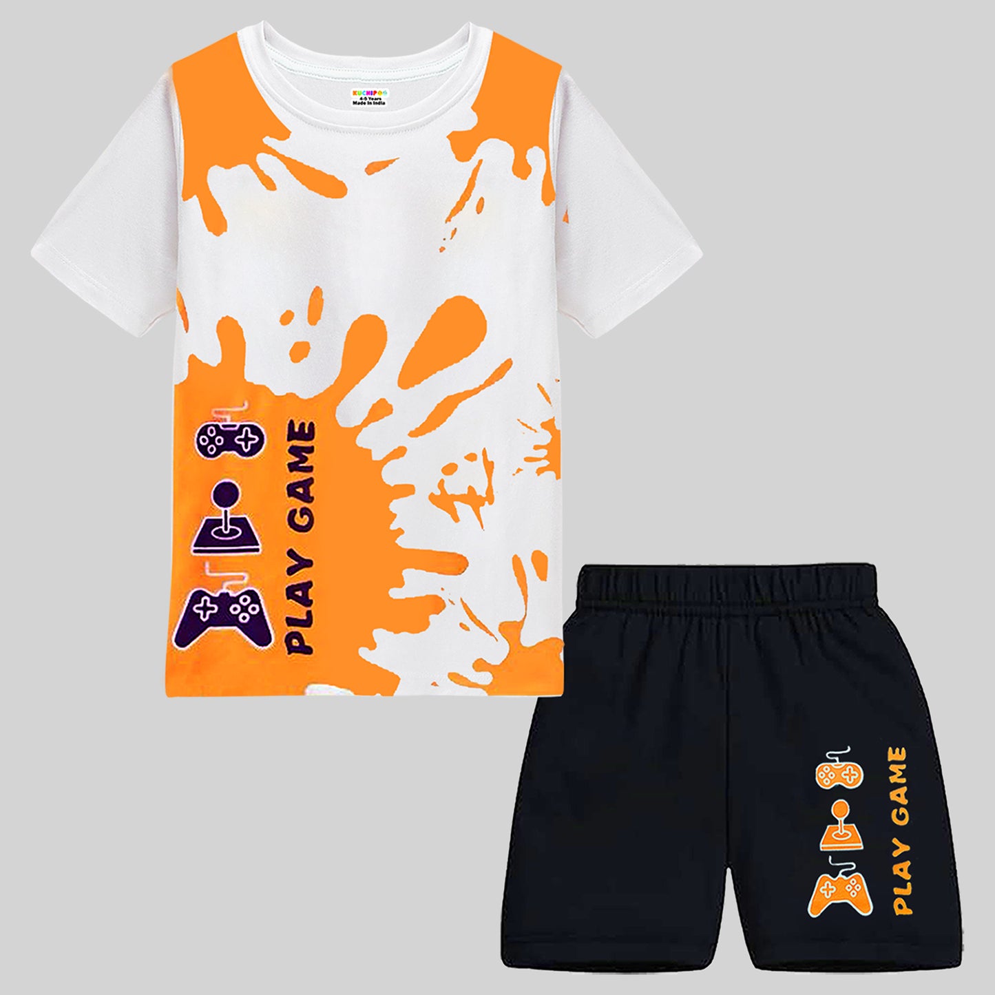 KUCHIPOO Baby Boys T-Shirts and Shorts Set