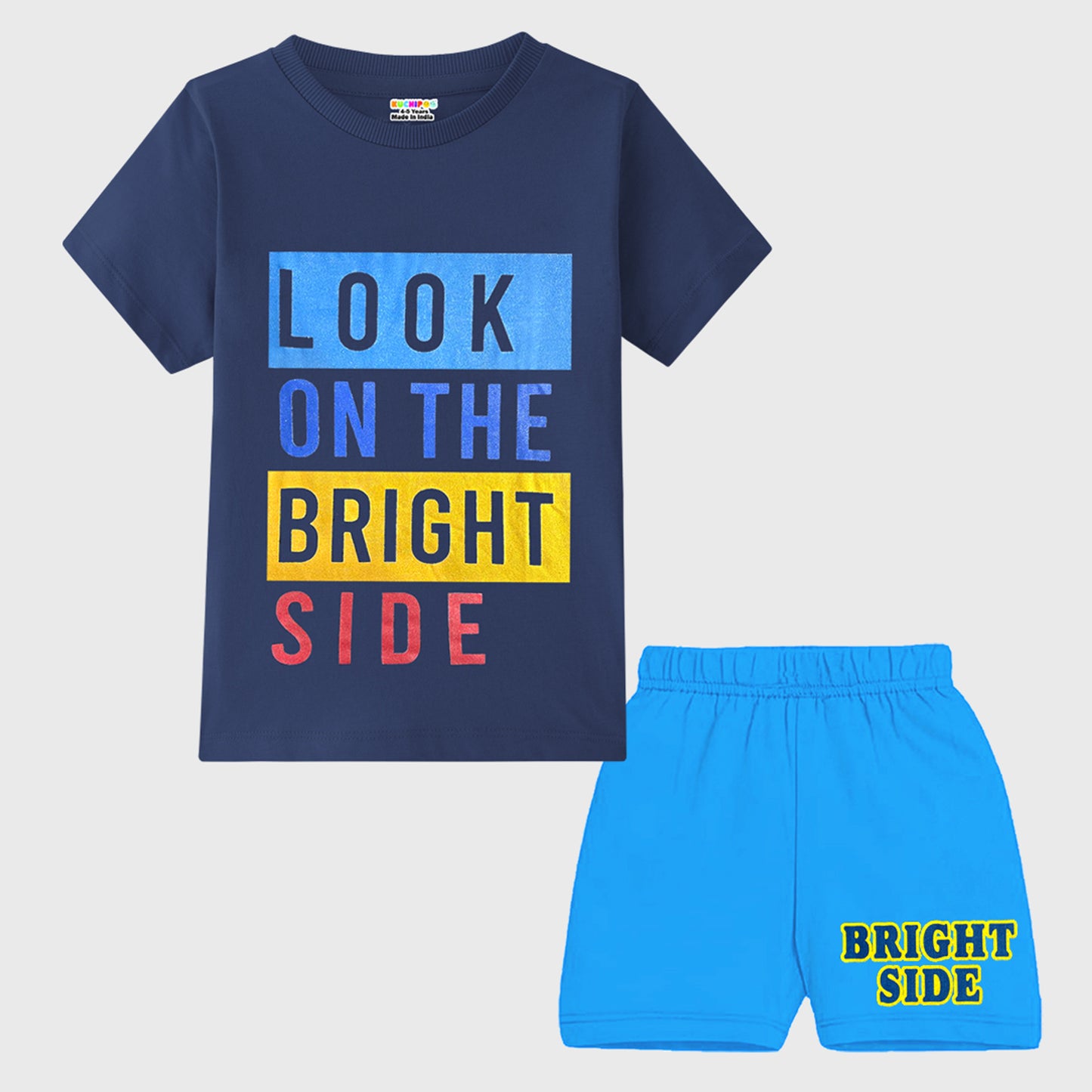 KUCHIPOO Baby Boys T-Shirts and Shorts Set