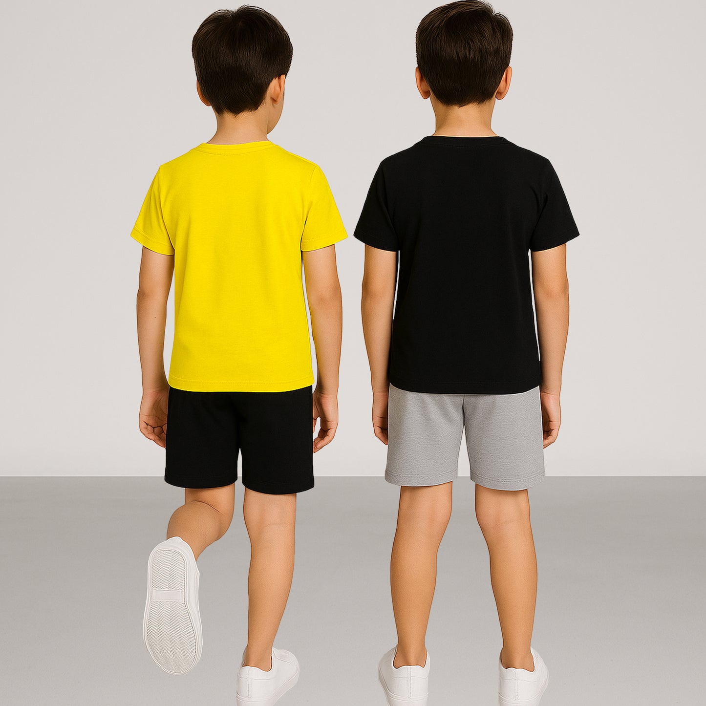 KUCHIPOO BOYS HALF SLEEVES T-SHIRTS AND SHORTS SET