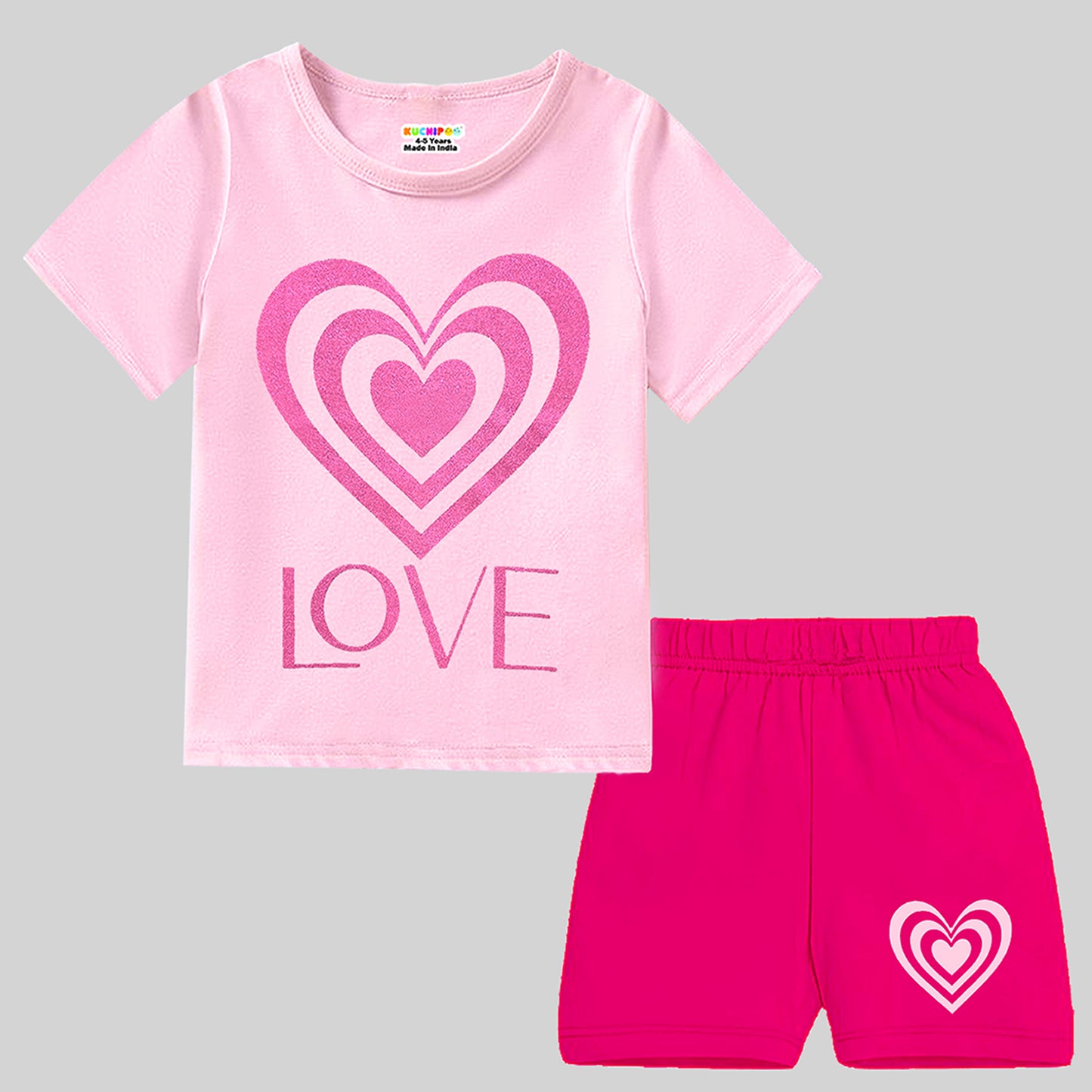 KUCHIPOO Baby Boys T-Shirts and Shorts Set