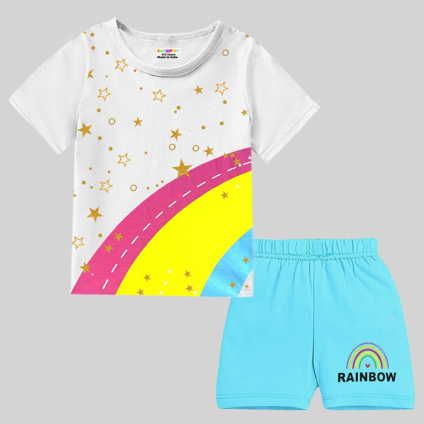 KUCHIPOO Baby Boys T-Shirts and Shorts Set