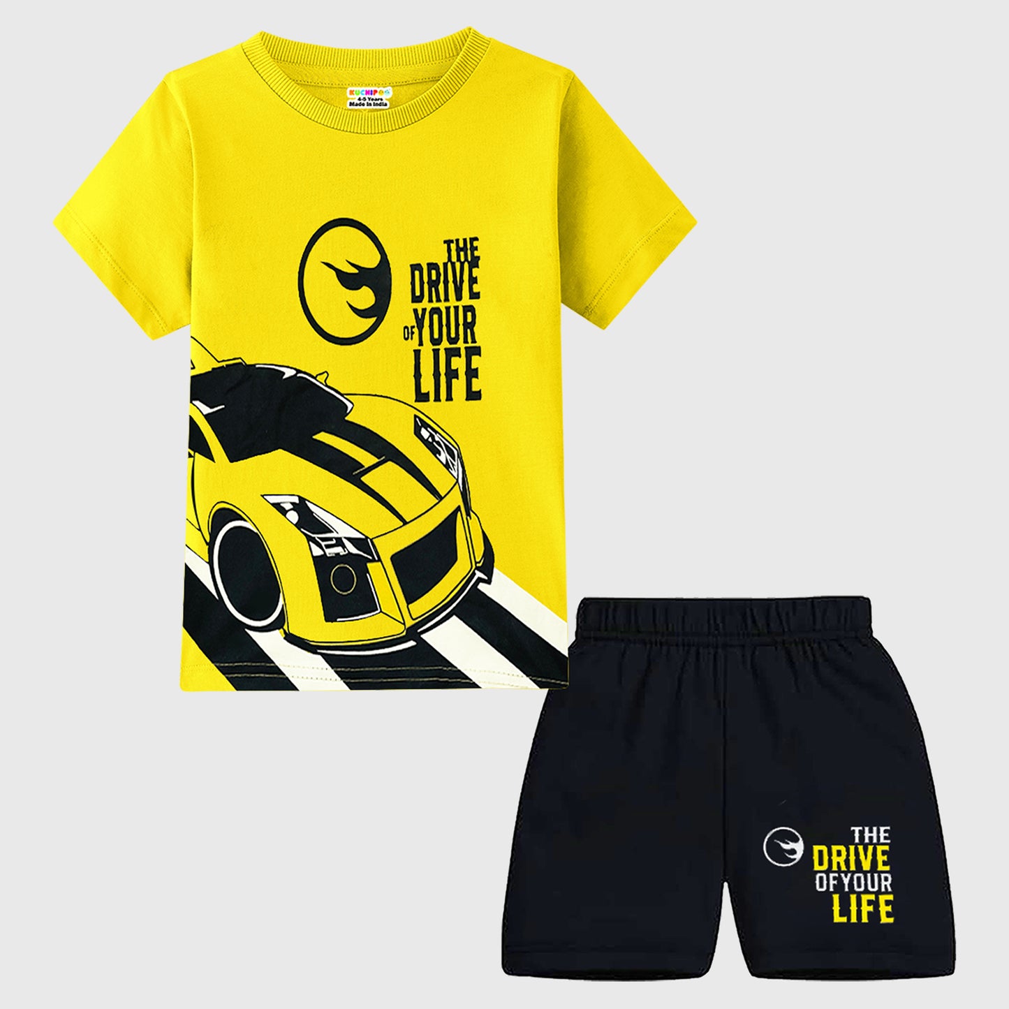 KUCHIPOO Baby Boys T-Shirts and Shorts Set