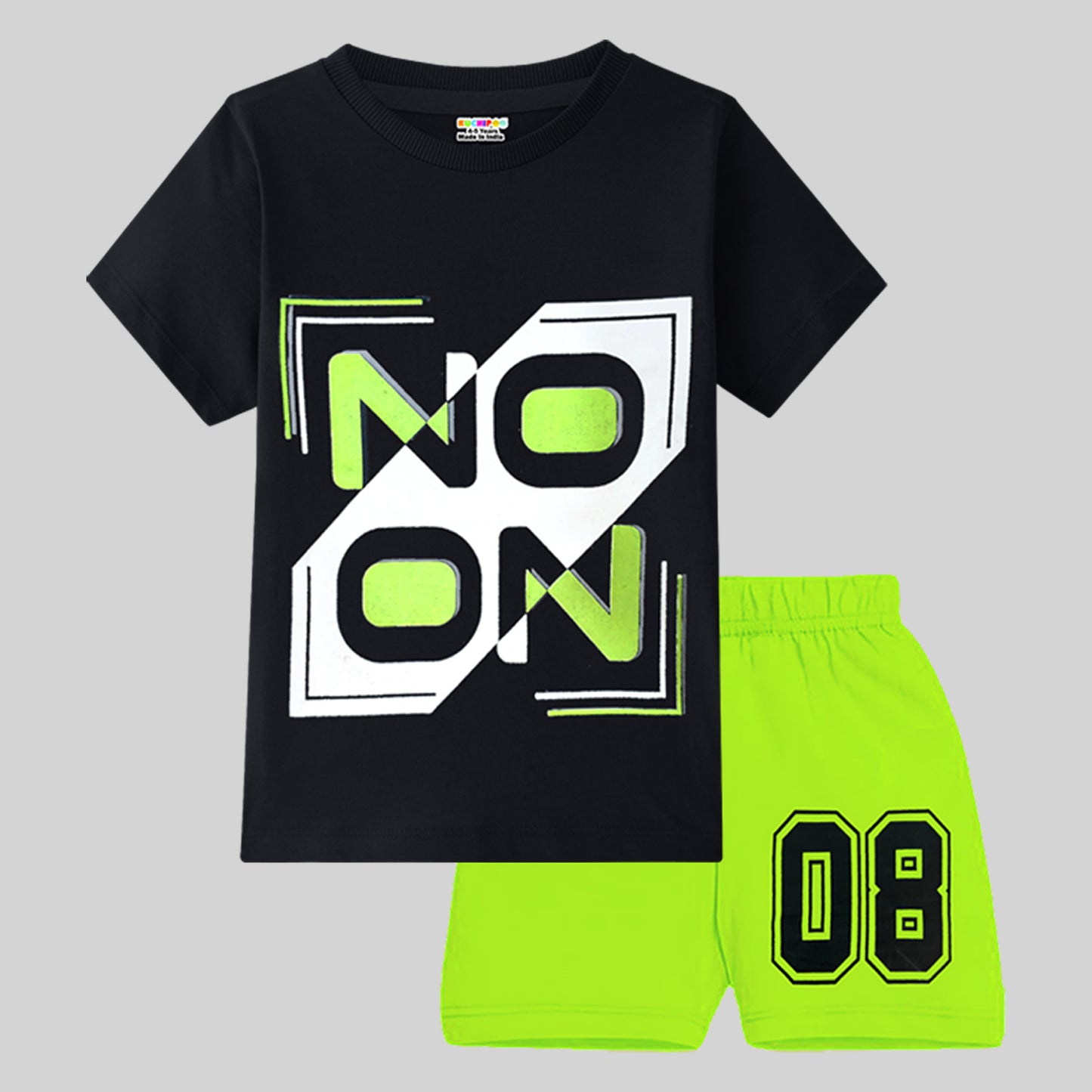 KUCHIPOO Baby Boys T-Shirts and Shorts Set