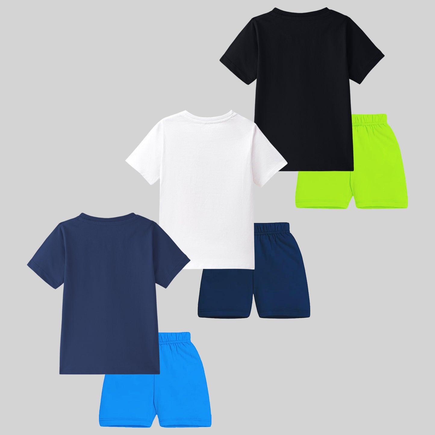 KUCHIPOO Baby Boys T-Shirts and Shorts Set