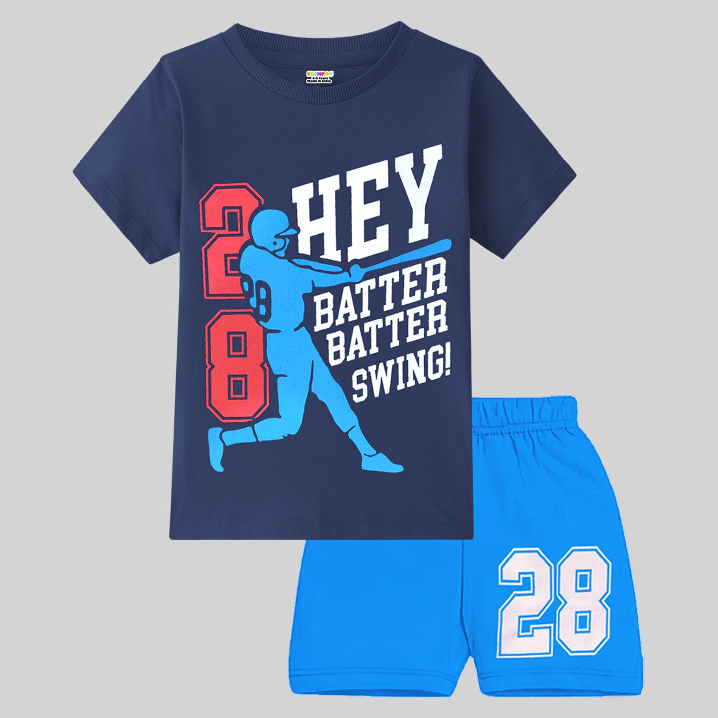 KUCHIPOO Baby Boys T-Shirts and Shorts Set