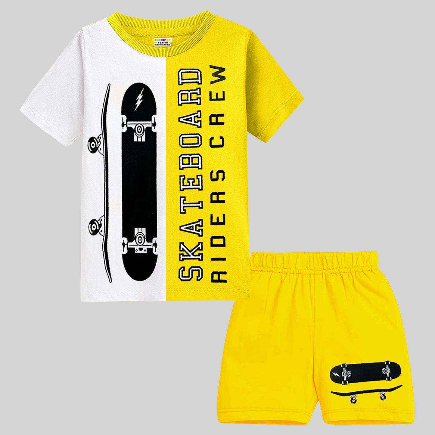 KUCHIPOO BOYS HALF SLEEVES T-SHIRTS AND SHORTS SET