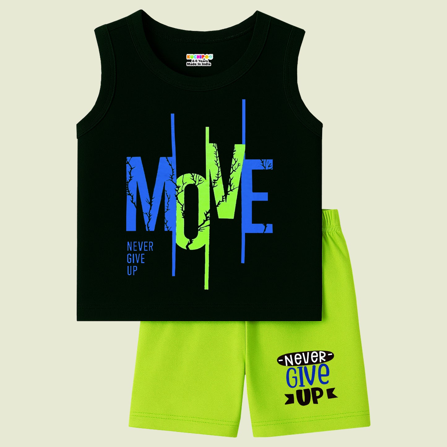 KUCHIPOO Baby Boys T-Shirts and Shorts Set