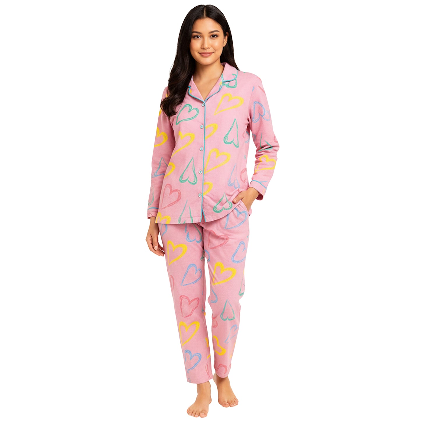 Kuchipoo 100% Cotton Women's Night Suit Set