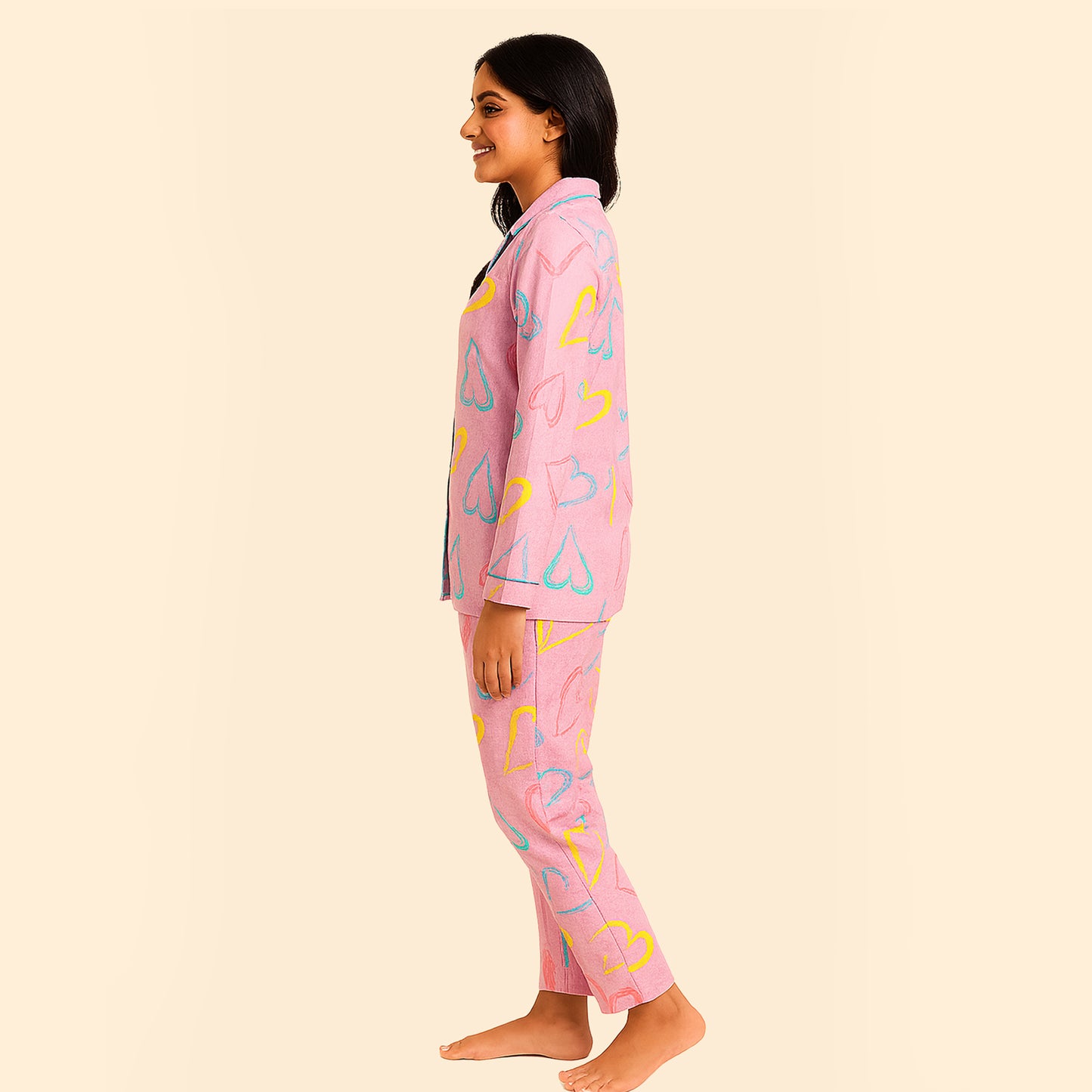 Kuchipoo 100% Cotton Women's Night Suit Set
