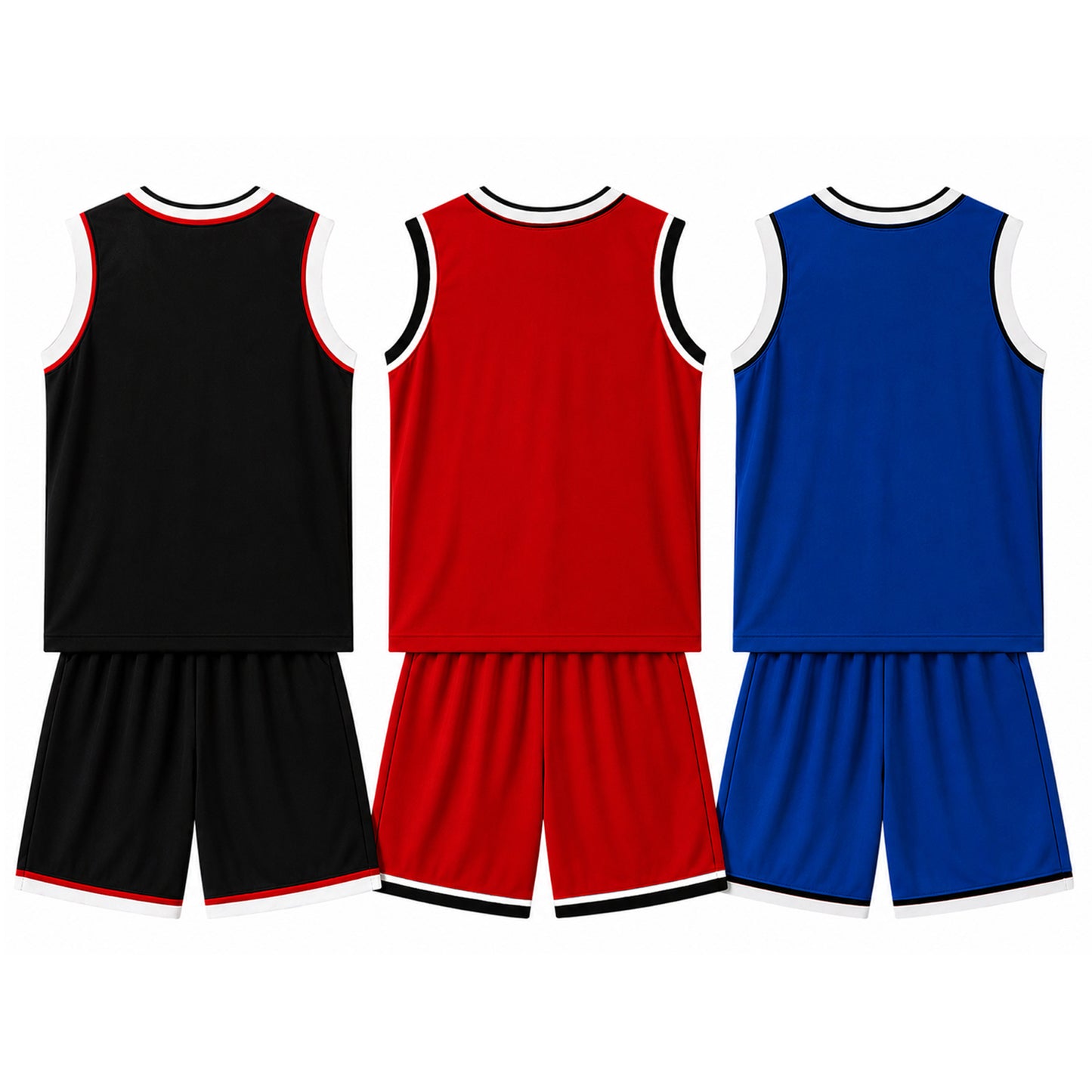 Kuchipoo Boys Regular Fit Sleeveless T-Shirts and Shorts Set - Pack of 3