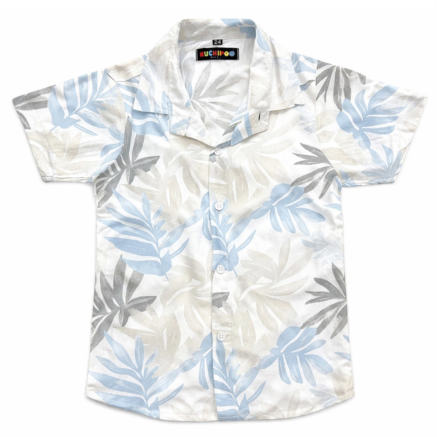 Kuchipoo Boys 100% Rayon Co-Ord Set | Printed Half Sleeve Shirt & Shorts | Soft Breathable Fabric | Casual Summer Wear | Kids Stylish Outfit