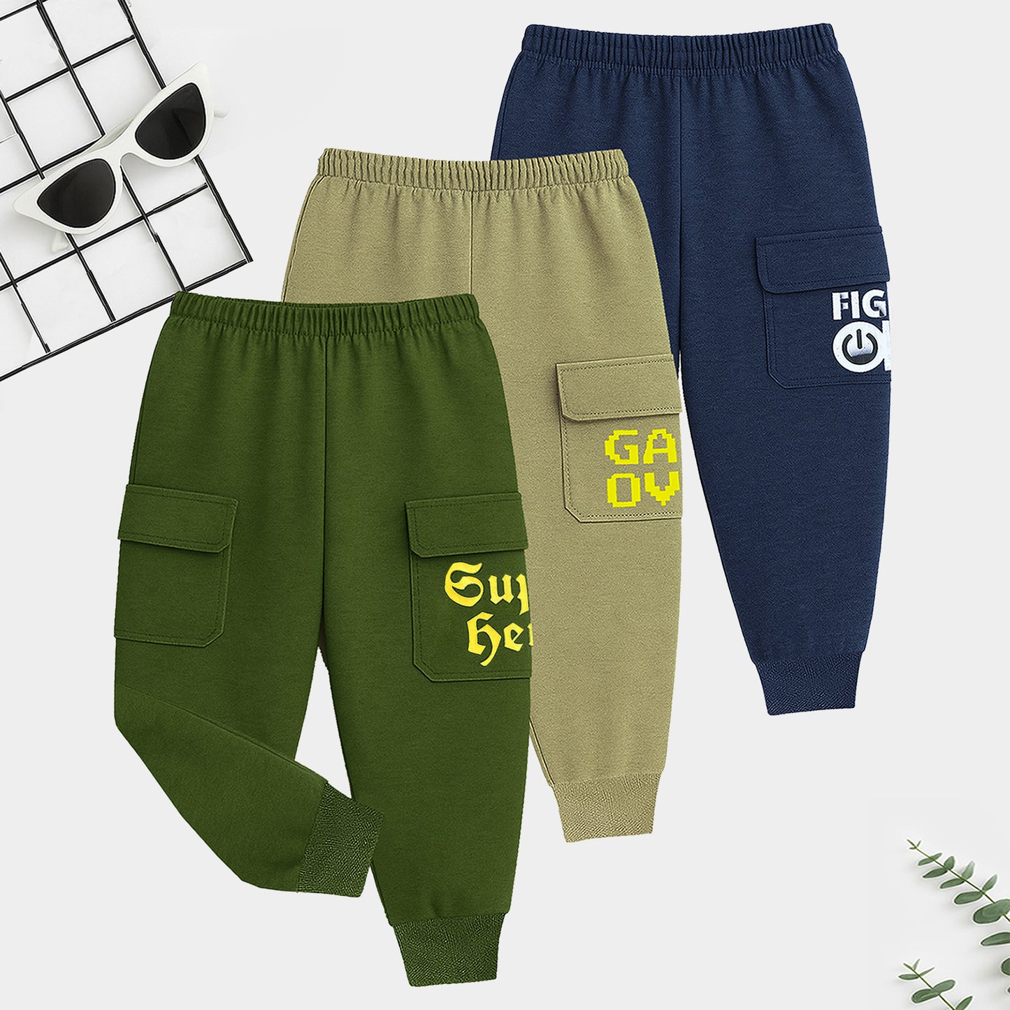 Kuchipoo Boys Cargo Joggers