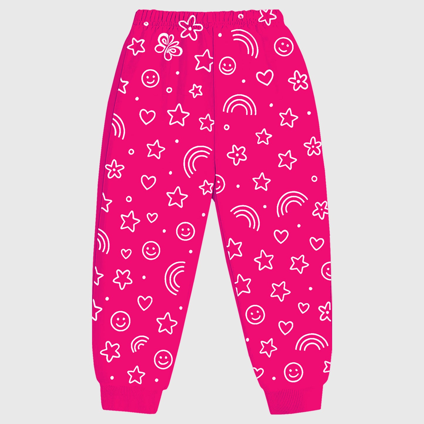 Kuchipoo Regular Fit Girls Pyjamas Set-Pack of 5